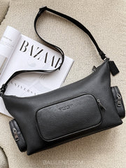 gambar-Coach-Finn-Crossbody-Bag-With-Pockets-Black-balilene
