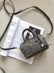 gambar-Coach-Mini-Rowan-Crossbody-Bag-In-Loved-Signature-Canvas-With-Charms-Brown-balilene