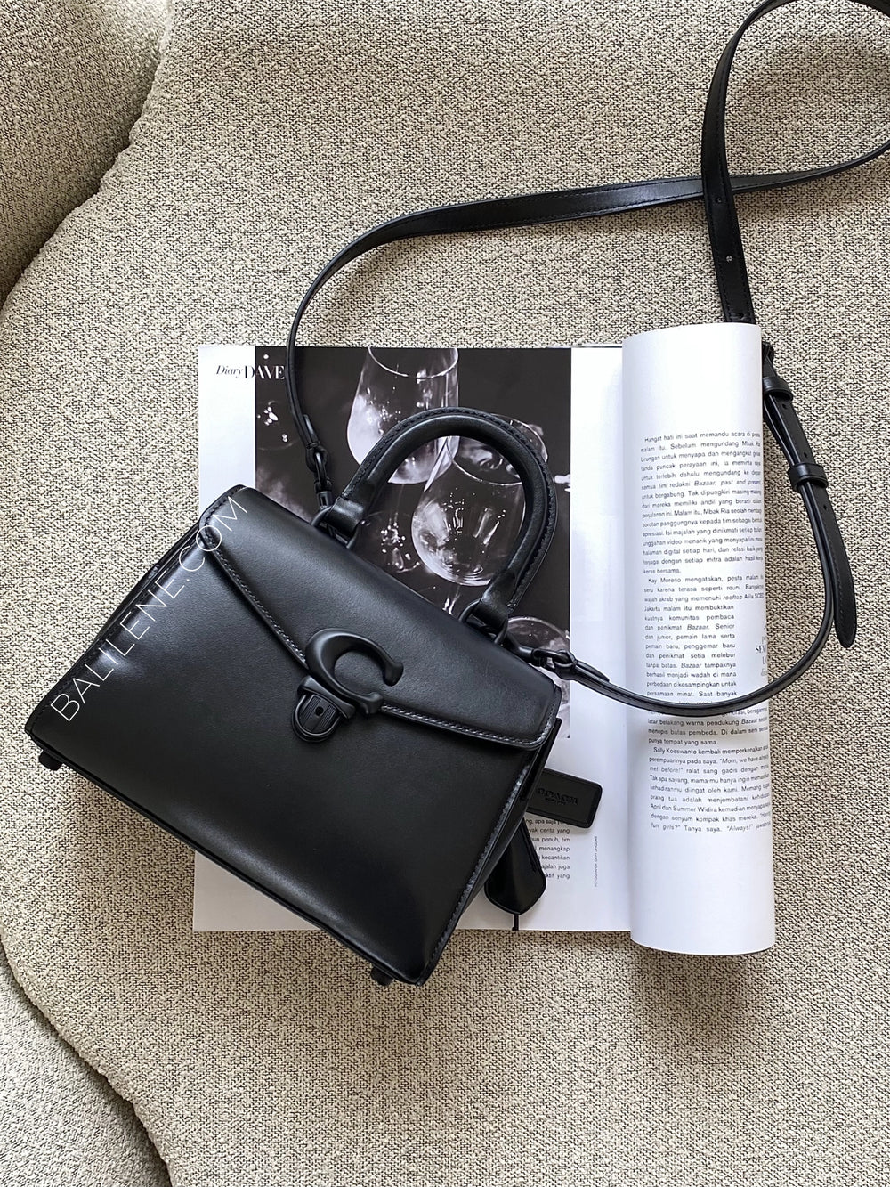 gambar-Coach-Sammy-21-Top-Handle-Bag-Black-balilene