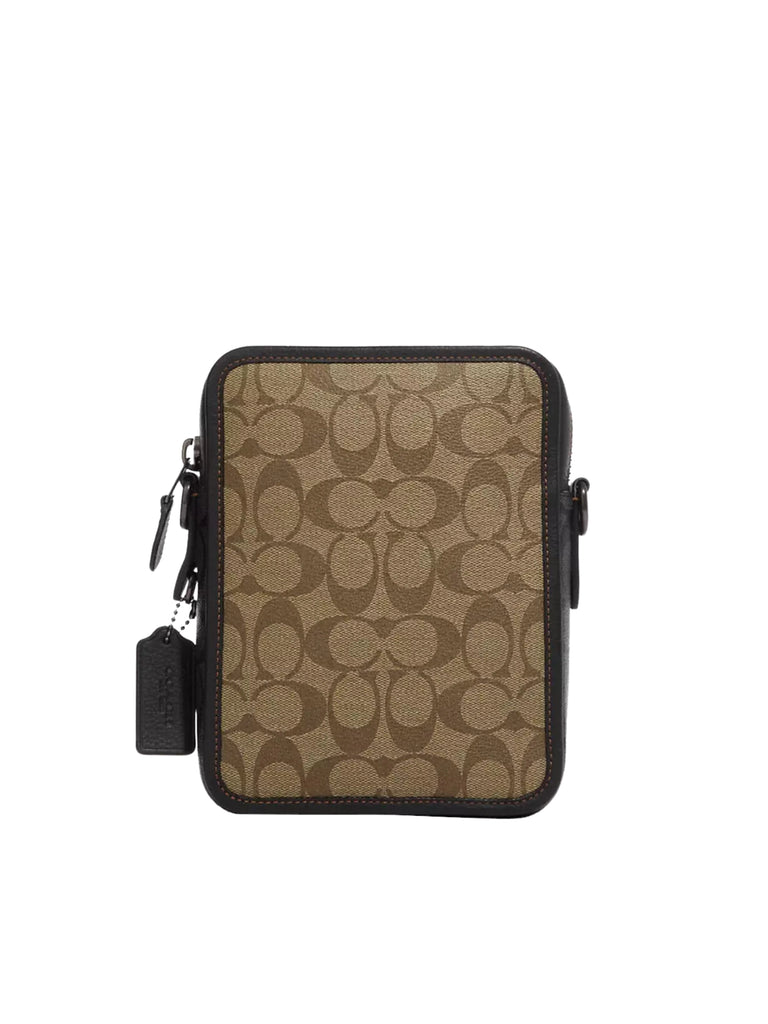 gambar-Coach-Sullivan-Crossbody-In-Signature-Canvas-Charcoal-Khaki