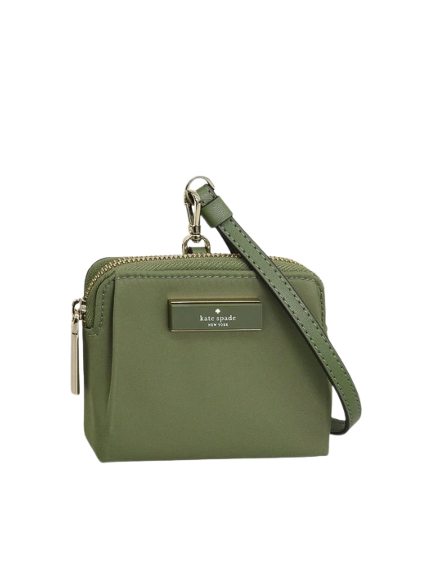 gambar-Kate-Spade-Carter-Nylon-Card-Case-Lanyard-Cedar-Stand