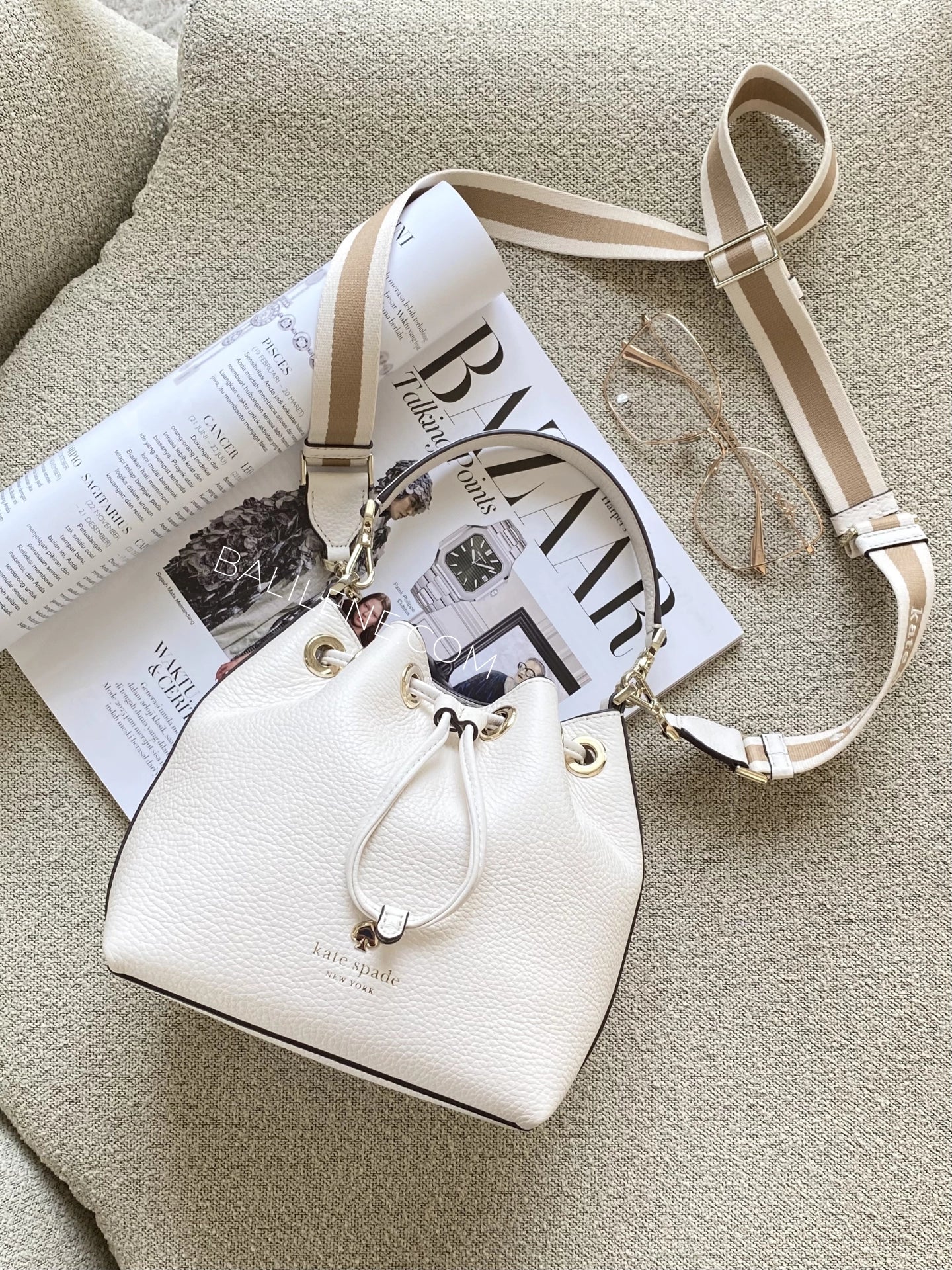 gambar-Kate-Spade-Emma-Small-Bucket-Bag-Parchment-balilene