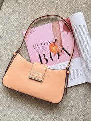 gambar-Kate-Spade-Reegan-Small-Shoulder-Bag-Orange-Cream-balilene