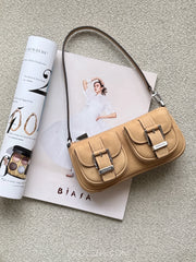 gambar-Michael-Kors-Zoe-Small-Nubuck-Convertible-Pochette-Peanut-balilene