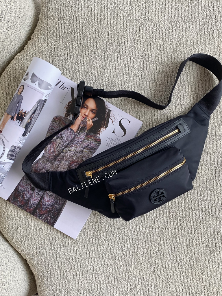 gambar-Tory-Burch-82508-Nylon-Belt-Bag-Black-balilene