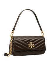 gambar-Tory-Burch-85229-Kira-Chevron-Small-Flap-Shoulder-Bag-Chocolate-Liqour-Rolled-Gold
