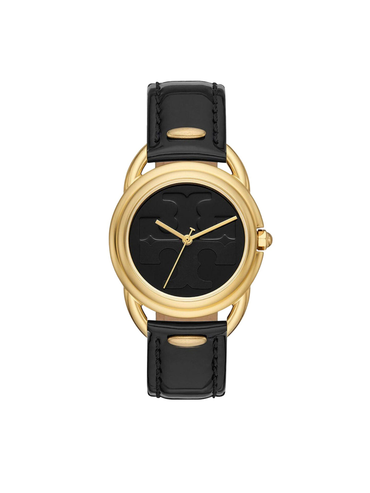 gambar-Tory-Burch-Authentic-Ladies-Miller-Gold-Double-Watch-Black-balilene