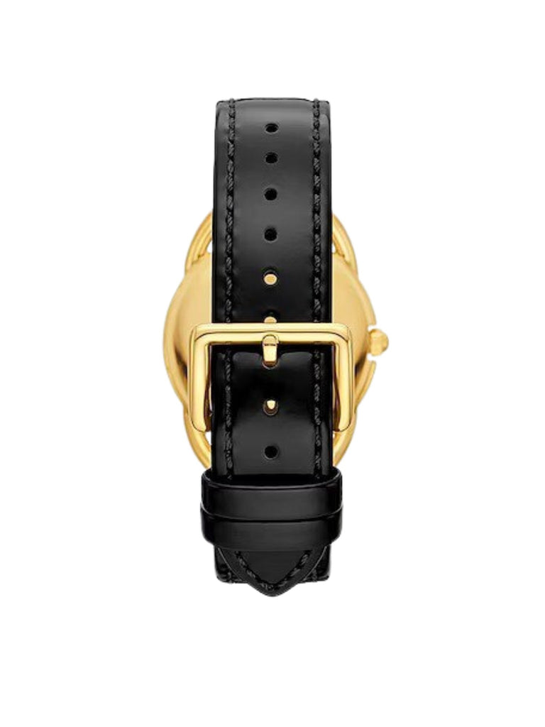 gambar-Tory-Burch-Authentic-Ladies-Miller-Gold-Double-Watch-Black-balilene_2
