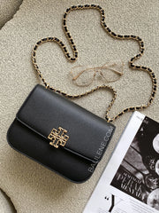 gambar-Tory-Burch-Britten-Small-Adjustable-Shoulder-Bag-Black-balilene