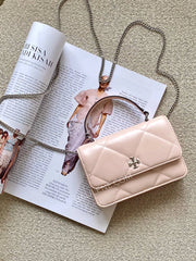 gambar-Tory-Burch-Kira-Diamond-Quilt-Mini-Top-Handle-Chain-Wallet-Soft-Pink-balilene