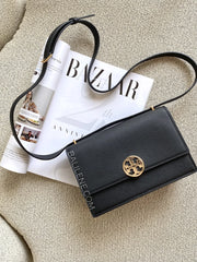 gambar-Tory-Burch-Miller-Shoulder-Bag-Black-balilene