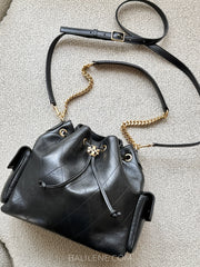 gambar-Tory-Burch-Small-Charlie-Quilted-Drawstring-Shoulder-Bag-Black-balilene