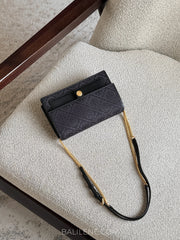 gambar-Tory-Burch-T-Monogram-Chain-Wallet-Black-balilene