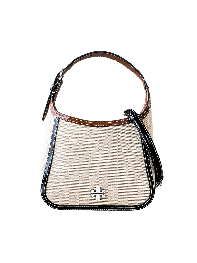 gambar-Tory-Burch-Thea-Canvas-Small-Bucket-Bag-Canvas-Brown