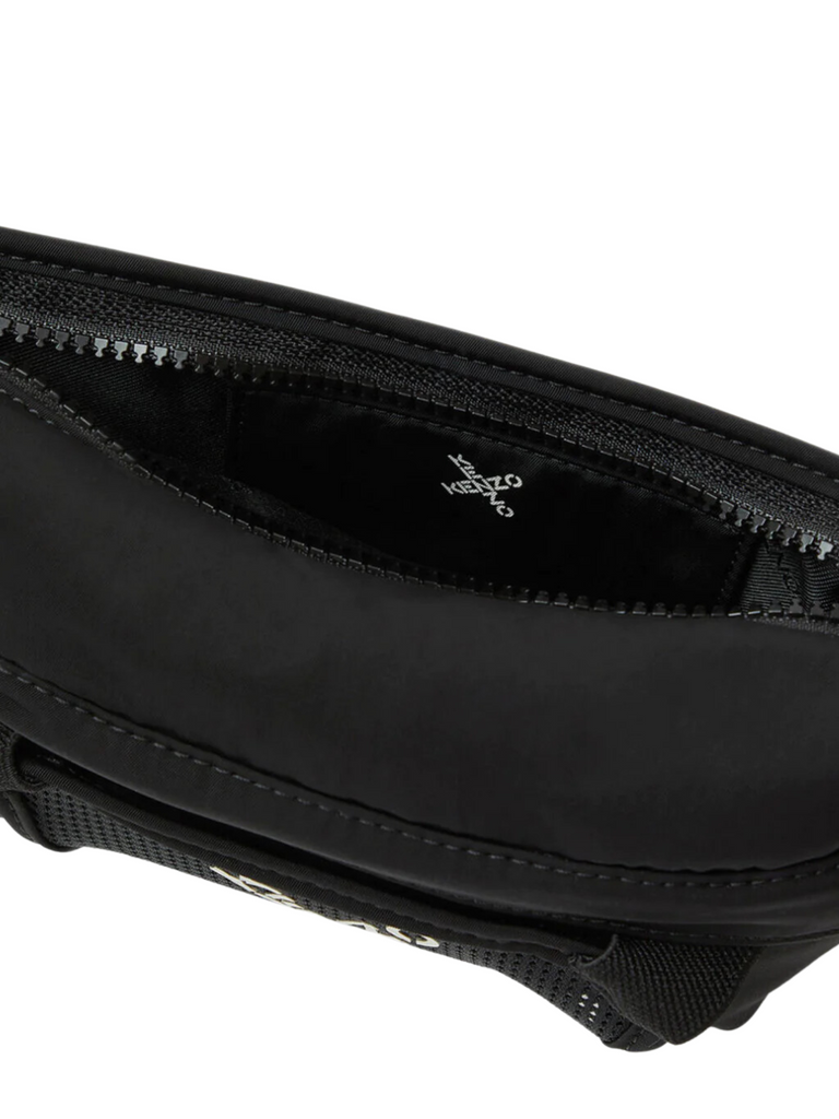 gambar-atas-Kenzo- Mini- Logo- Print -Belt- Bag -Black