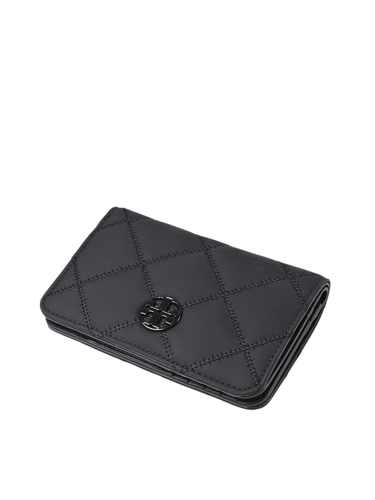 gambar-atas-Tory-Burch-Willa-Matte-Medium-Wallet-Black