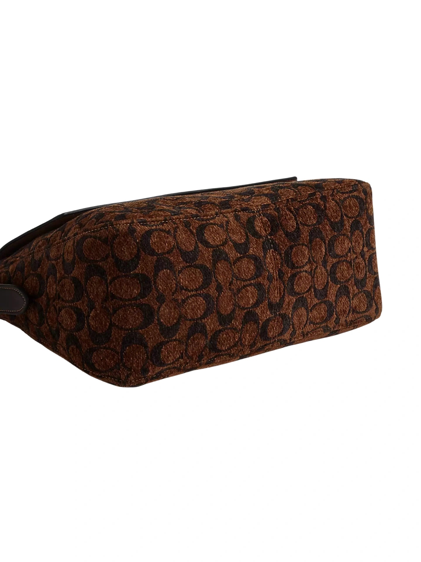gambar-bawah-Coach-Etta-Flap-Bag-In-Signature-Chenille-Truffle