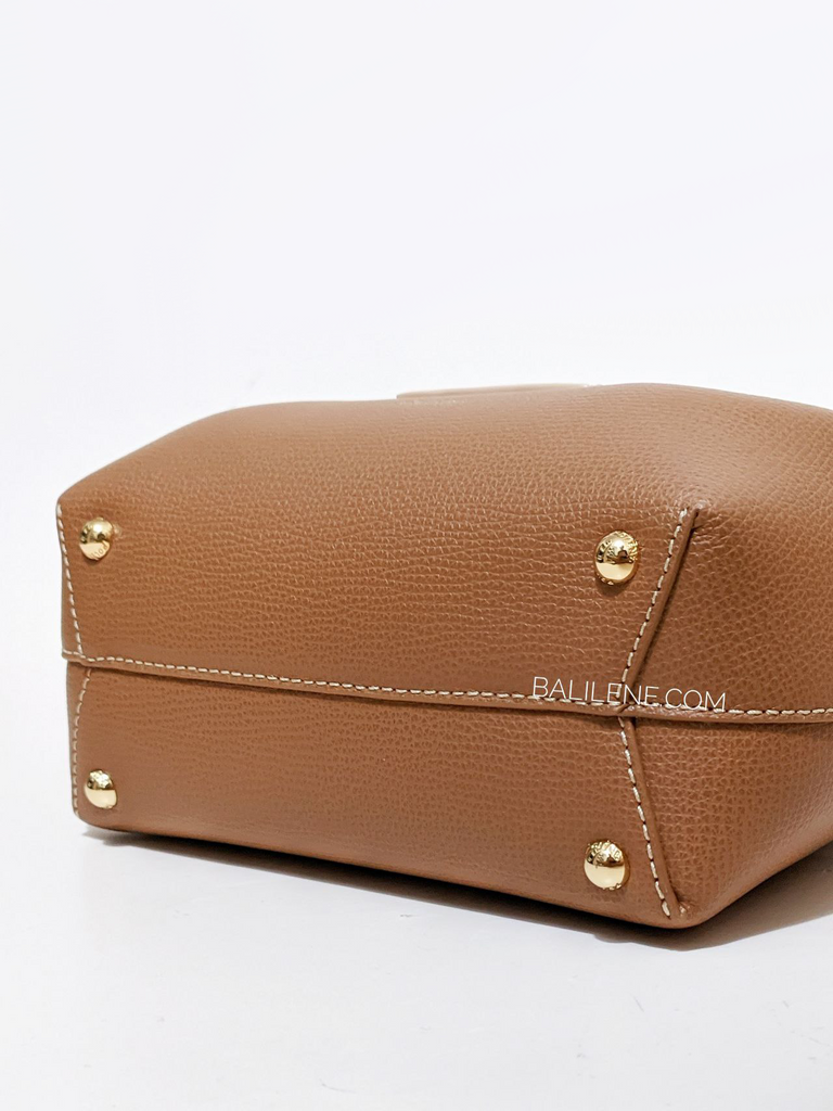 Polène | Bag - numéro Un - Trio Camel Textured Leather