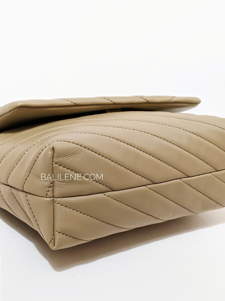 Tory Burch Pebblestone Chevron Kira Convertible Leather Crossbody Bag, Best Price and Reviews