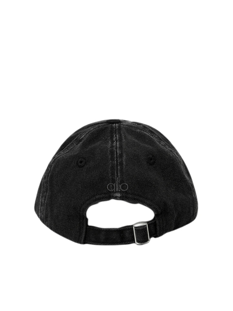 gambar-belakang-Alo-Yoga-Washed-Off-Duty-Cap-Vintage-Black