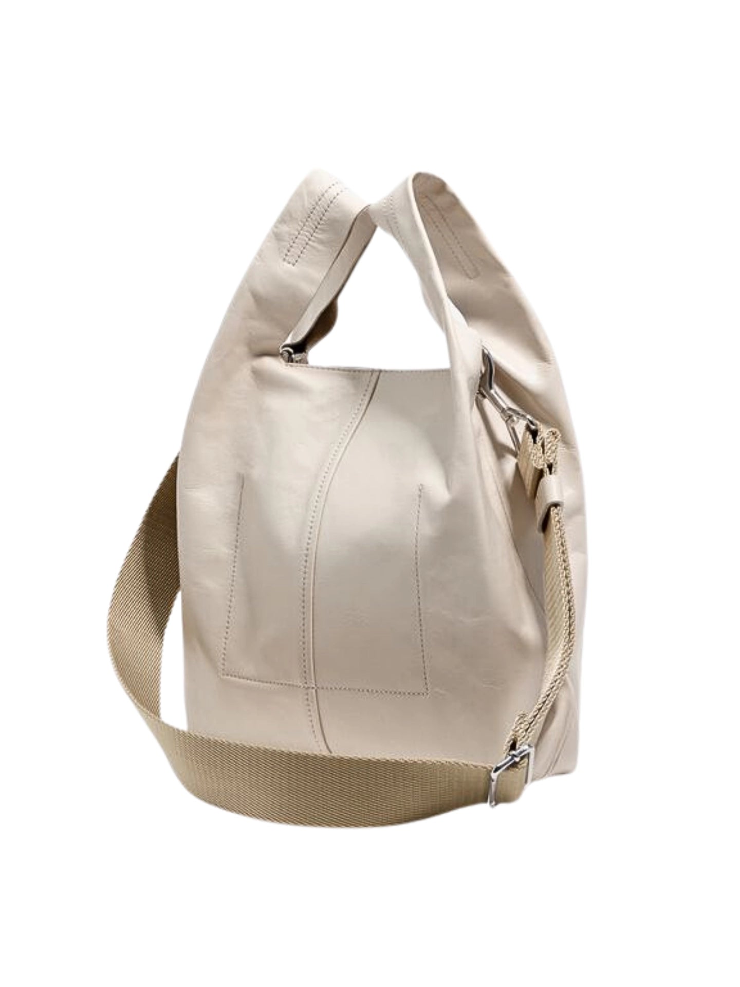gambar-belakang-BYL-Medium-Ivory-Leather-Paper-Bag