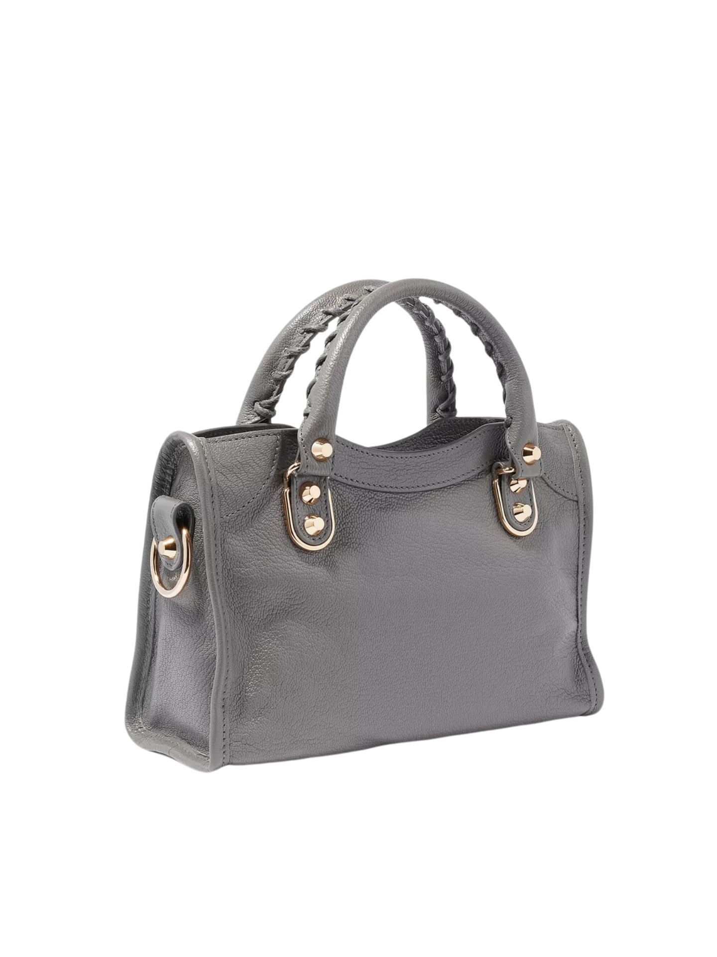 gambar-belakang-Balenciaga-Metallic-Edge-Mini-City-Grey-Gold-Hardware