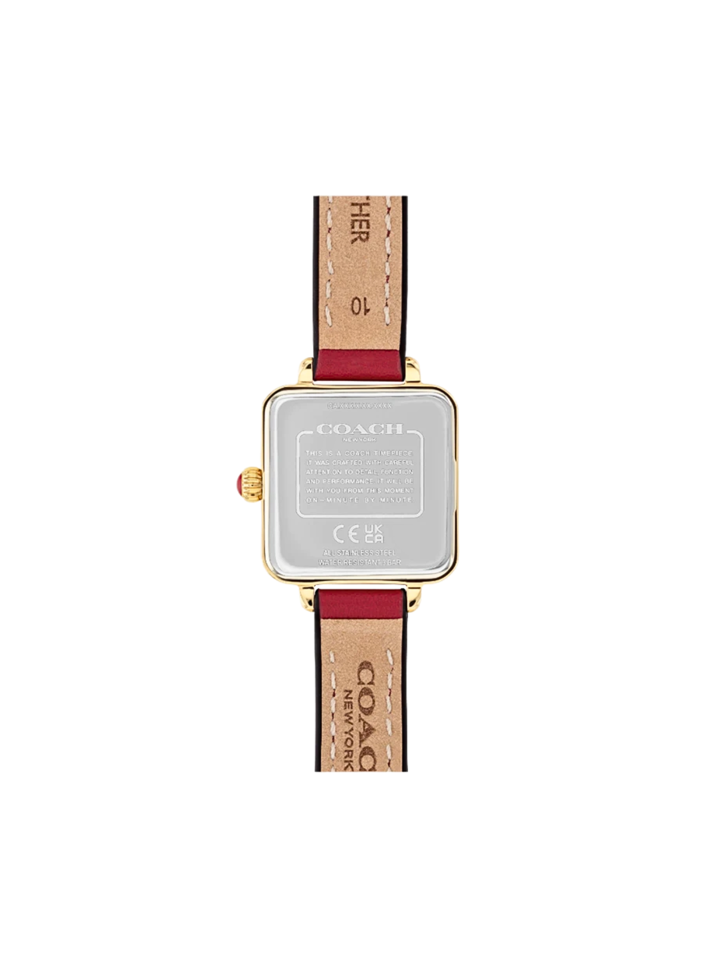 gambar-belakang-Coach-14504226-Cass-Ladies-Dial-Leather-Strap-Red