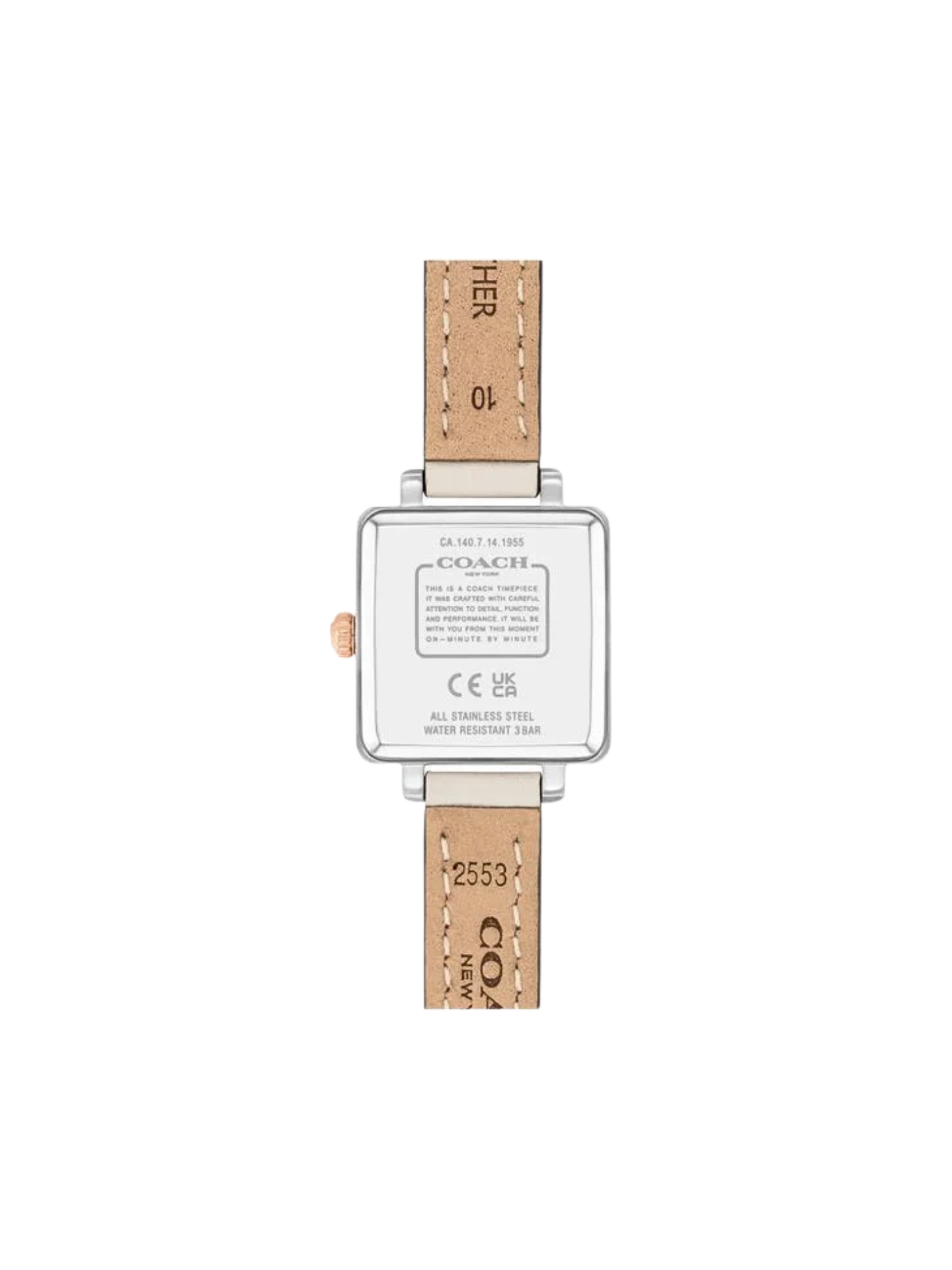 gambar-belakang-Coach-Cass-With-Floral-Logo-Leather-Strap-White