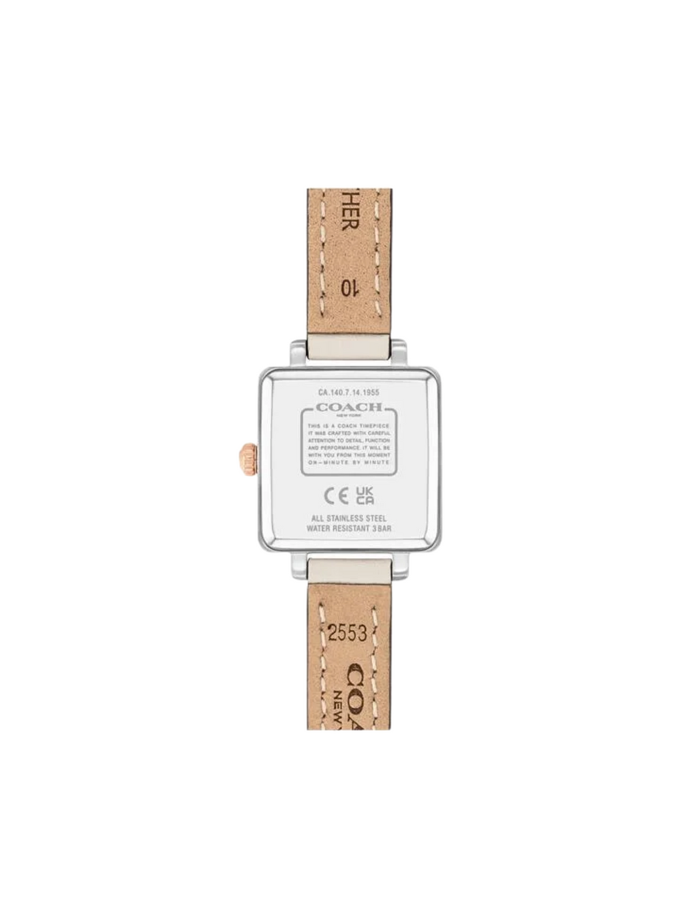 gambar-belakang-Coach-Cass-With-Floral-Logo-Leather-Strap-White
