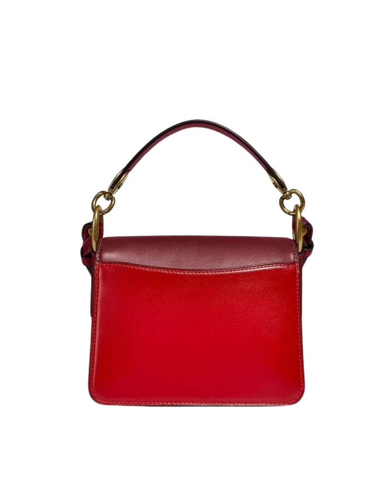 gambar-belakang-Coach-Beat-18-Leather-Colorblock-Gusset-Crossbody-Tan-Electric-Red