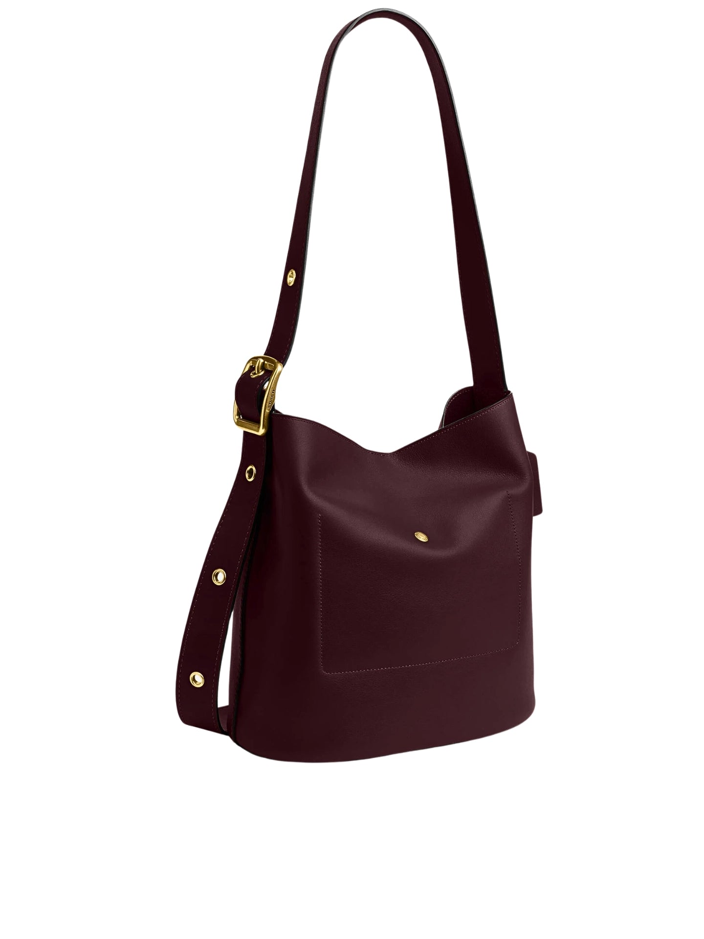 gambar-belakang-Coach-Bleecker-Bucket-Bag-Merlot