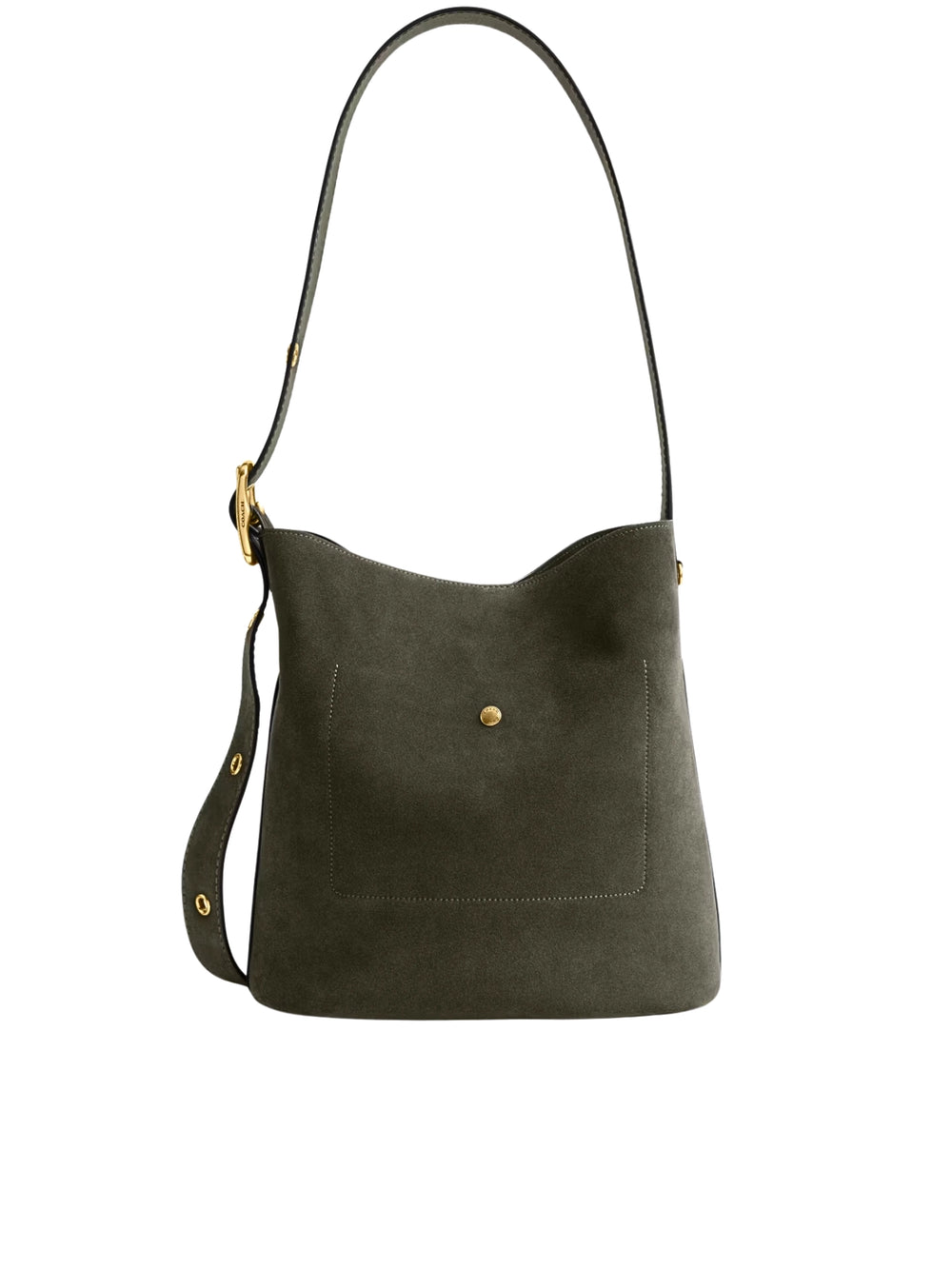gambar-belakang-Coach-Bleecker-Bucket-Bag-Suede-Olive
