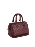 gambar-belakang-Coach-Boxed-Mini-Rowan-Crossbody-Bag-And-Mirror-Bag-Charm-Set-In-Signature-Canvas-Wine-Multi