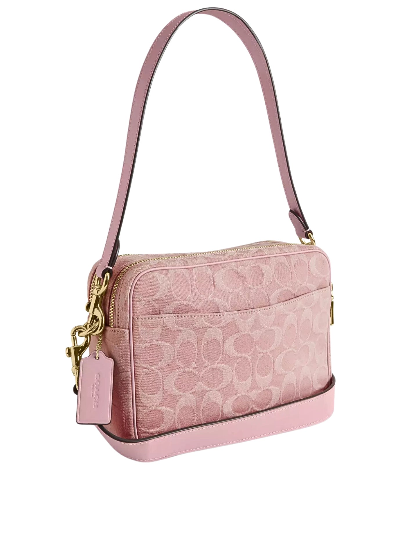 gambar-belakang-Coach-Carey-Crossbody-Bag-In-Signature-Denim-Light-Pink