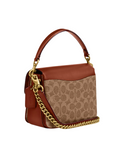 Coach Cassie Crossbody Bag 19 In Signature Canvas Tan Caramel