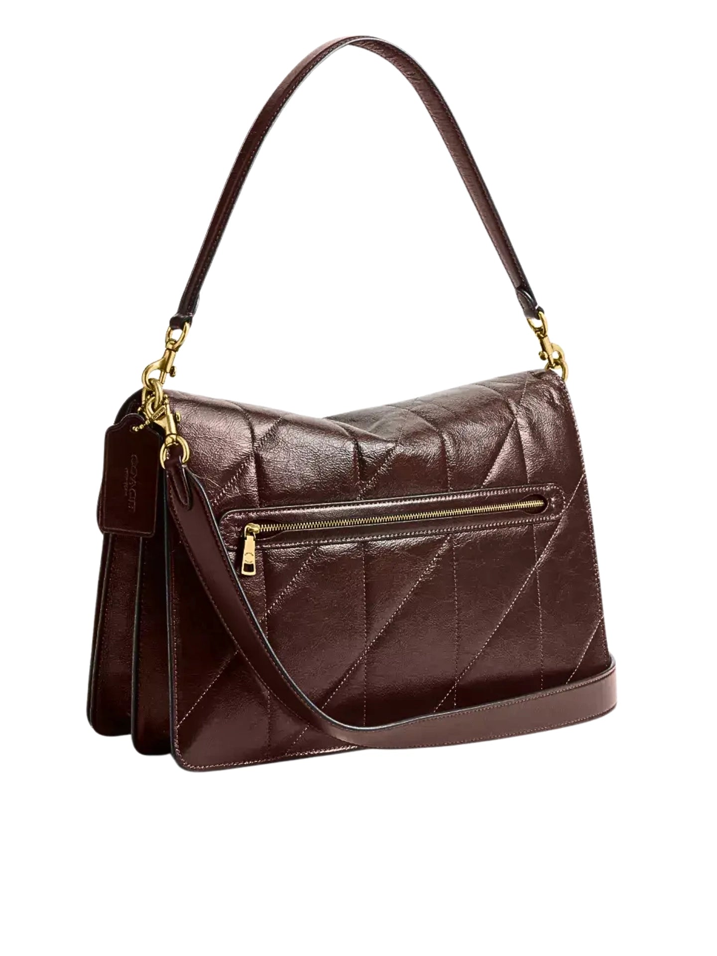 gambar-belakang-Coach-Chain-Tabby-Shoulder-Bag-35-With-Quilting-Maple