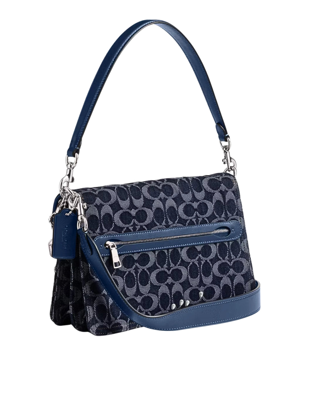 gambar-belakang-Coach-Chain-Tabby-Shoulder-Bag-In-Signature-Denim-Deep-Blue-Multi