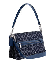 gambar-belakang-Coach-Chain-Tabby-Shoulder-Bag-In-Signature-Denim-Deep-Blue-Multi