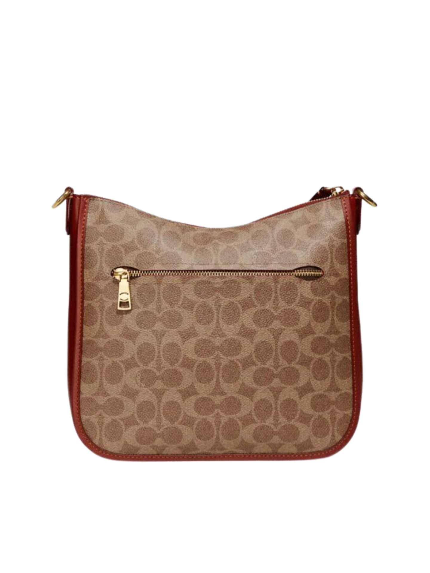 gambar-belakang-Coach-Chaise-Crossbody-In-Signature-Canvas-Tan-Rust