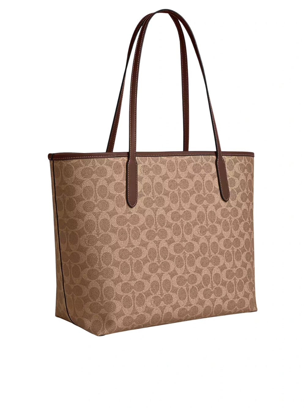 gambar-belakang-Coach-City-Tote-Bag-In-Signature-Canvas-Tan-Brown