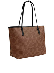 gambar-belakang-Coach-City-Tote-Bag-In-Signature-Canvas-With-Halloween-Print-Tan-Multi