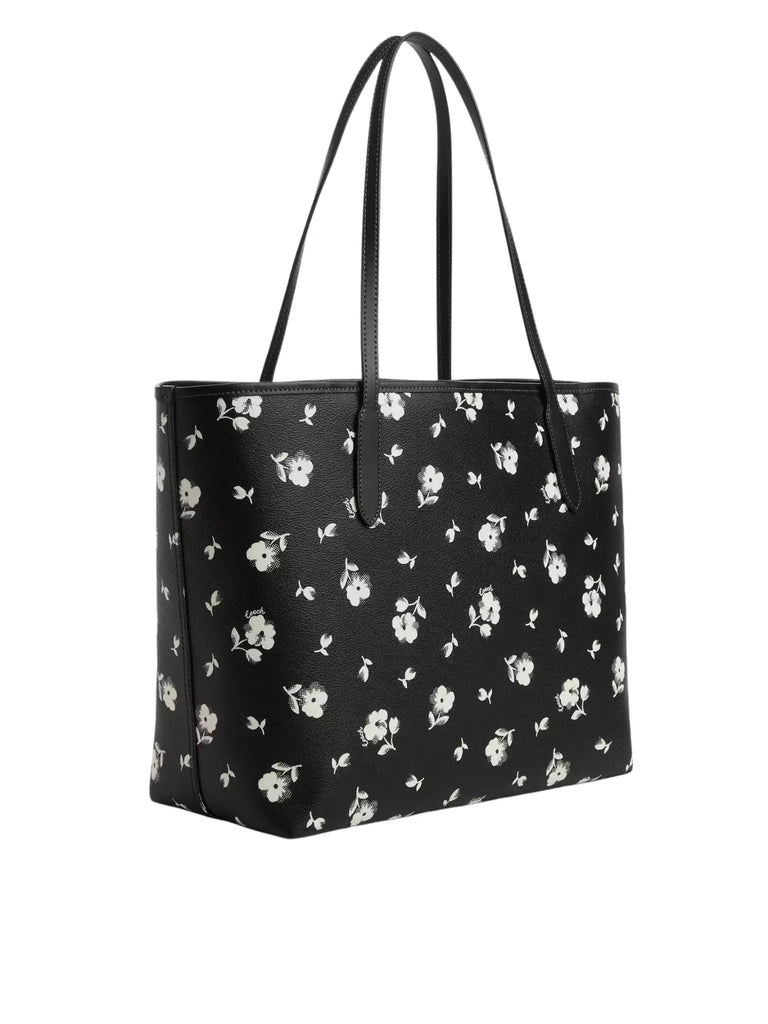 Coach floral print tote online