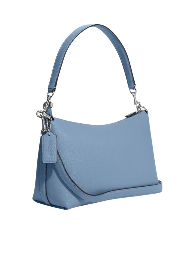 Coach Clara Leather Shoulder Bag Light Mist Balilene