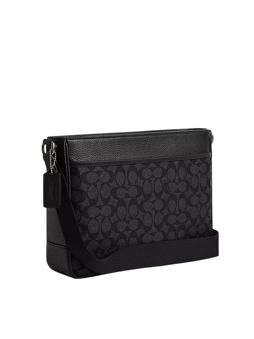 gambar-belakang-Coach-District-Crossbody-Bag-In-Signature-Canvas-Charcoal-Black