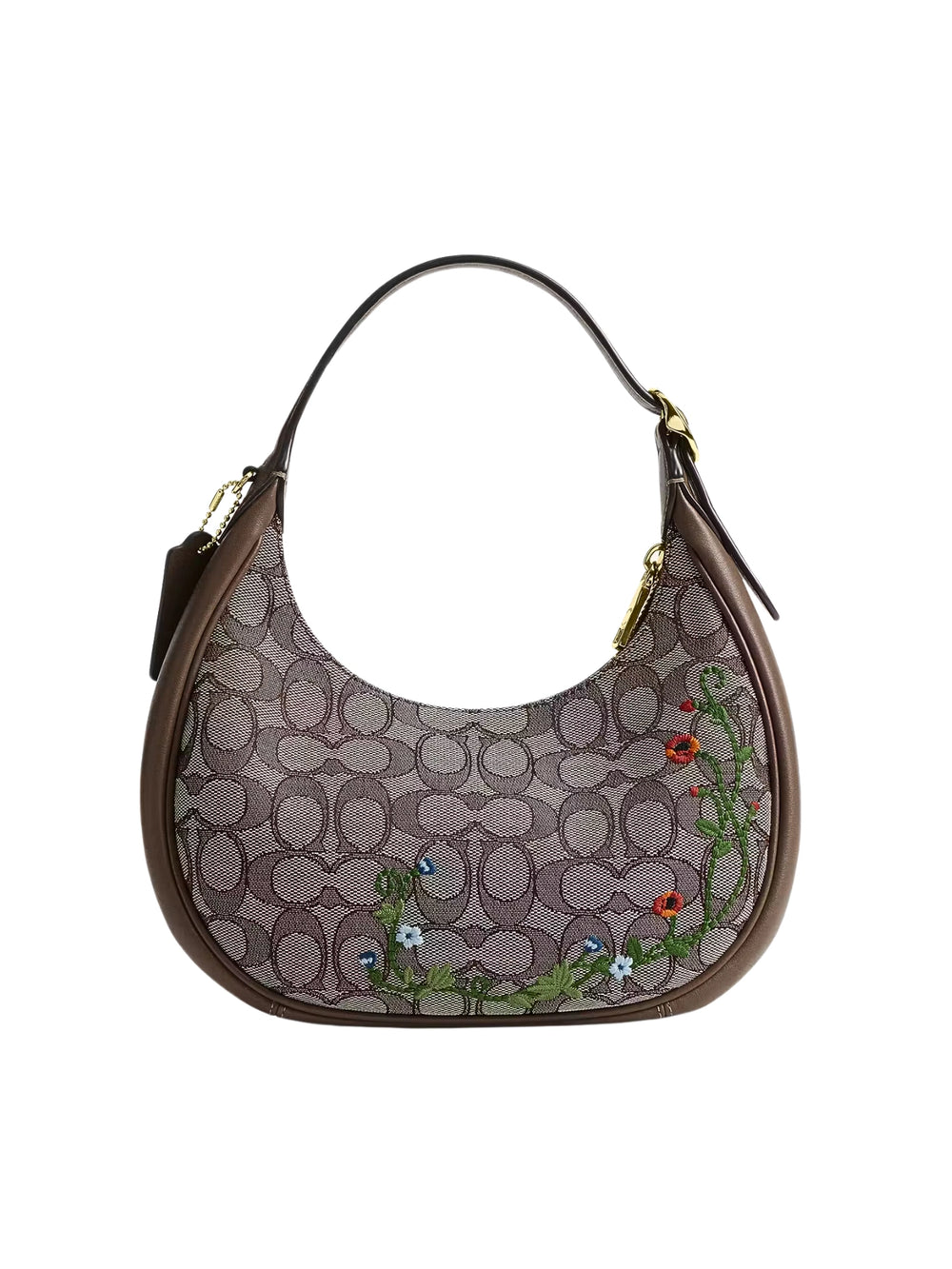 gambar-belakang-Coach-Emily-Shoulder-Bag-In-Signature-Jacquard-With-Floral-Embroidery-Oak-Multi