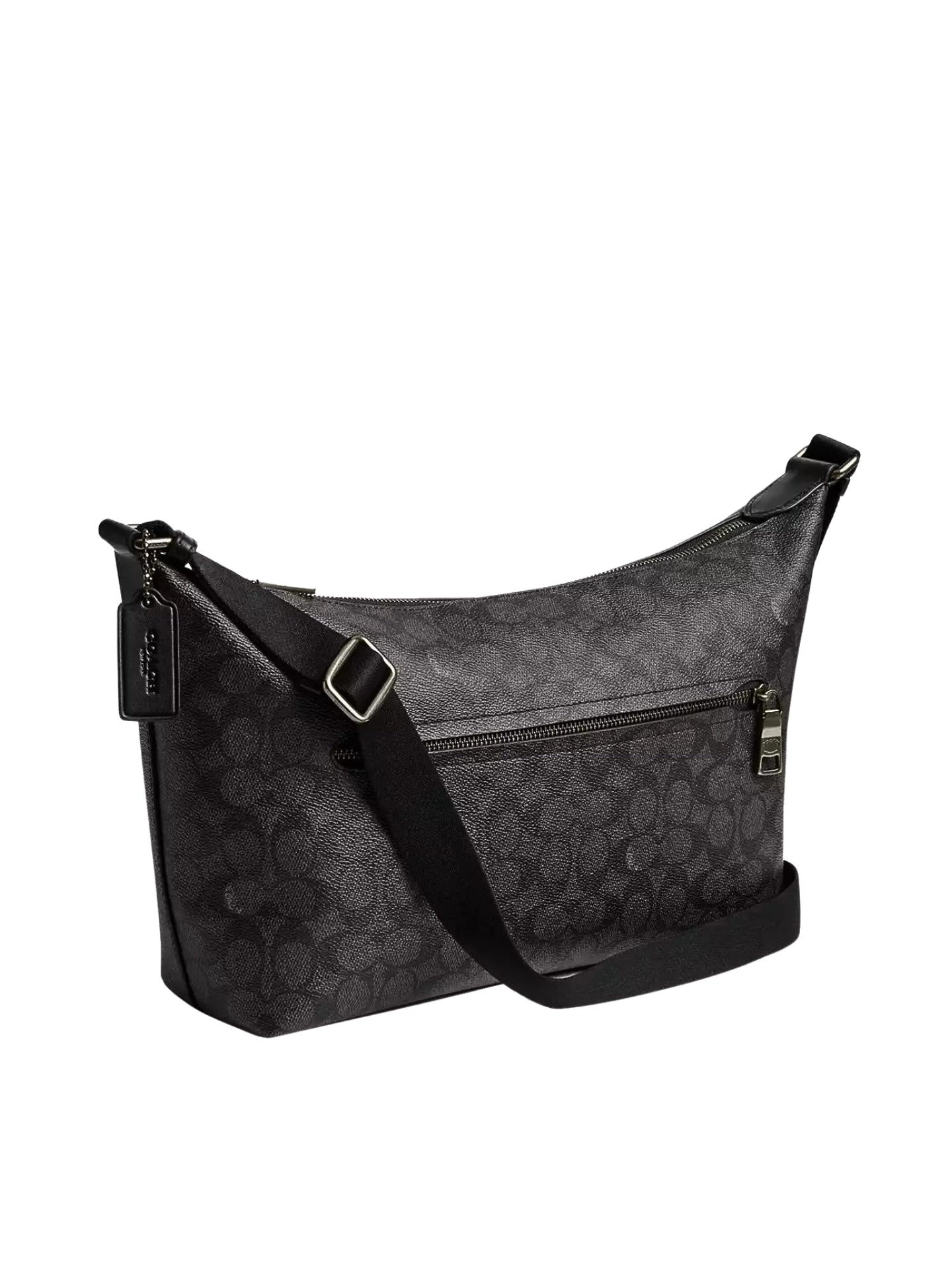 gambar-belakang-dalam-Coach-Finn-Crossbody-Bag-In-Signature-Canvas-Charcoal-Black