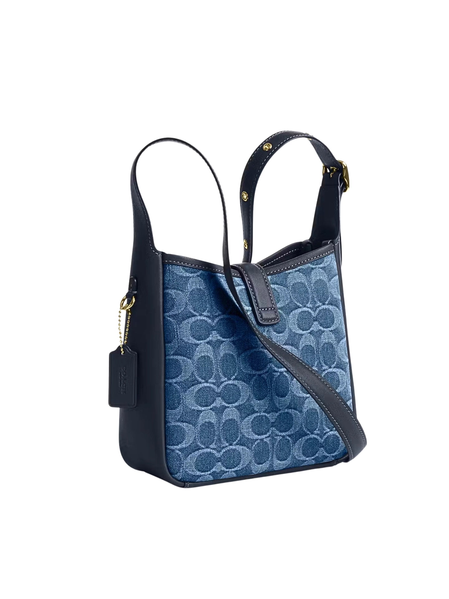 gambar-belakang-Coach-Hadley-Mini-Crossbody-Bag-In-Signature-Denim-Indigo