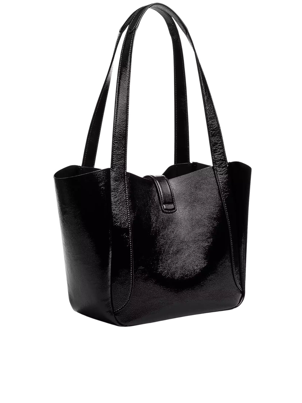 Coach Hadley Turnlock Tote Bag Silver/Black – Balilene