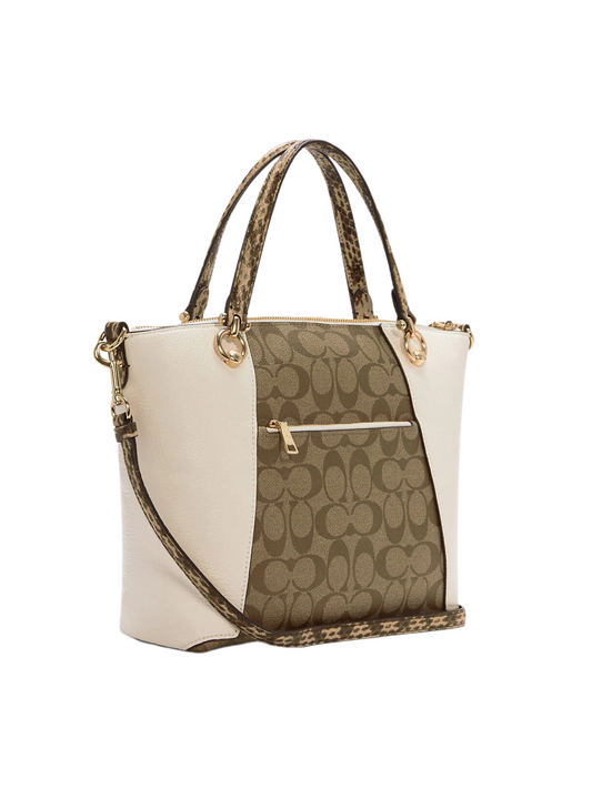 gambar-belakang-Coach-Kacey-SatchelIn-Colorblock-Signature-Canvas-Khaki-Chalk-Multi