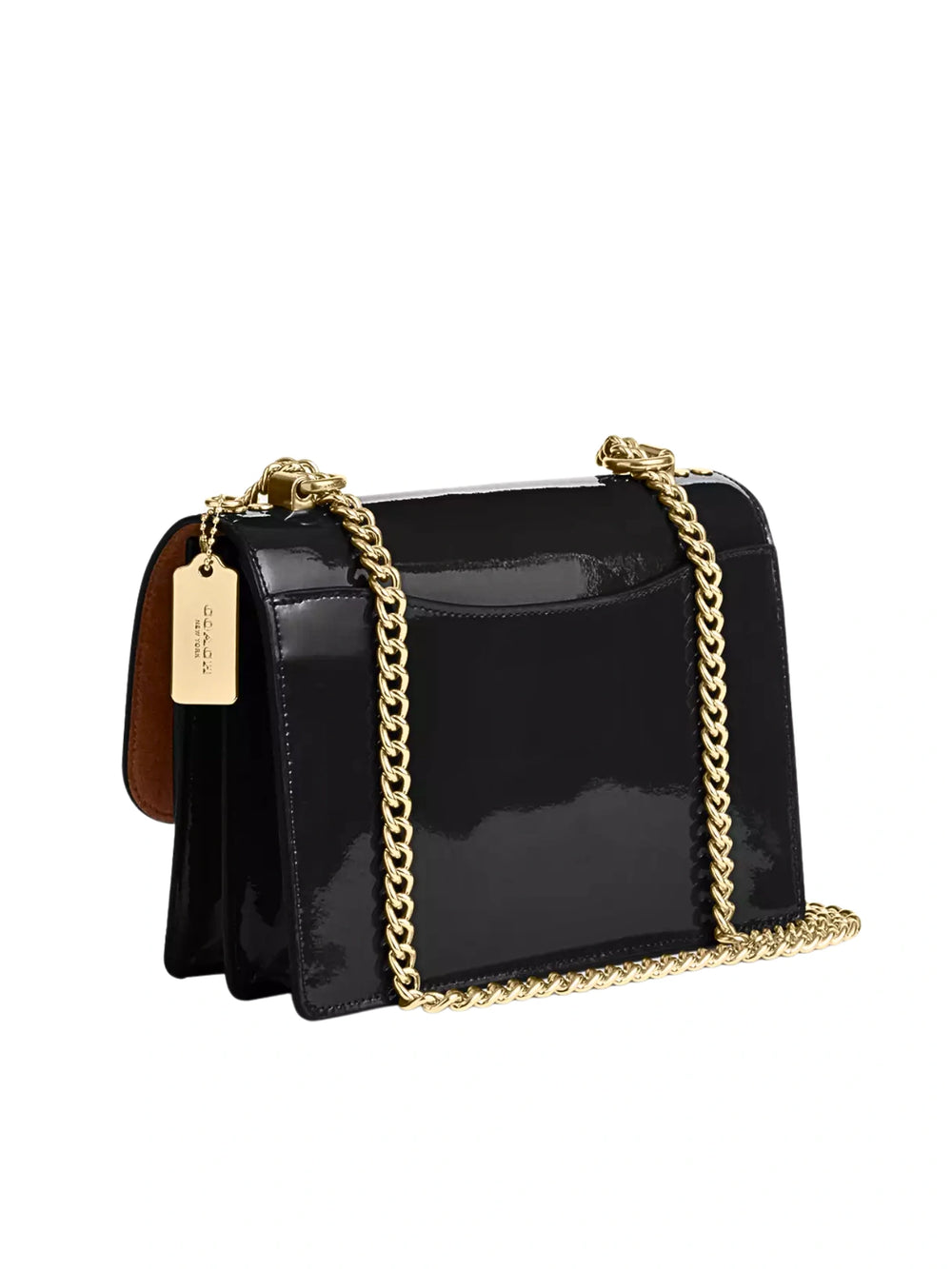 gambar-belakang-Coach-Klare-Crossbody-Bag-In-Signature-Patent-Leather-Black